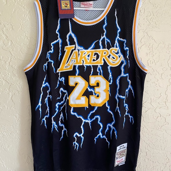 mitchell and ness lebron lakers